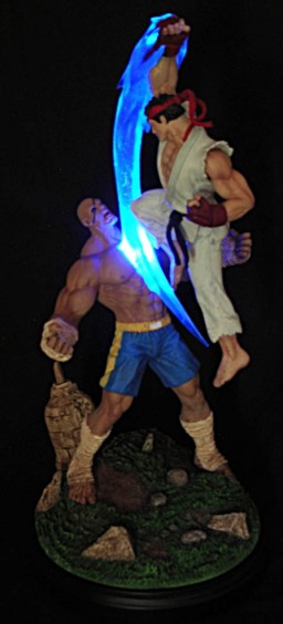 Ryu, Sagat (Sideshow Exclusive), Street Fighter, Premium Collectibles Studio, Pre-Painted