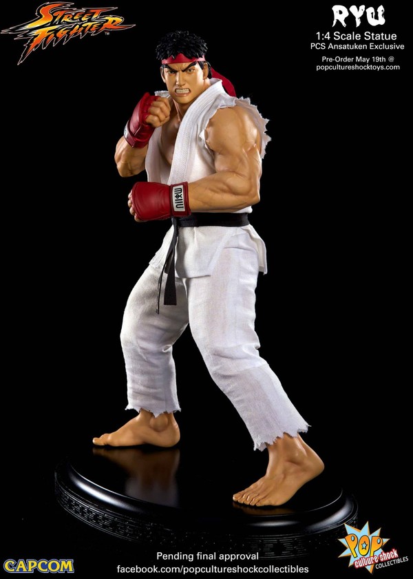 Ryu (Ansatsuken), Street Fighter IV, Premium Collectibles Studio, Pre-Painted, 1/4