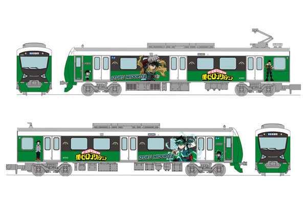 Midoriya Izuku (Shizuoka Railway A3000), Boku No Hero Academia, Tomytec, Pre-Painted, 1/150, 4543736321941