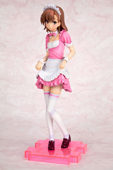 Misaka Mikoto (Maid, Pink), To Aru Kagaku No Railgun, Kotobukiya, Pre-Painted, 1/6