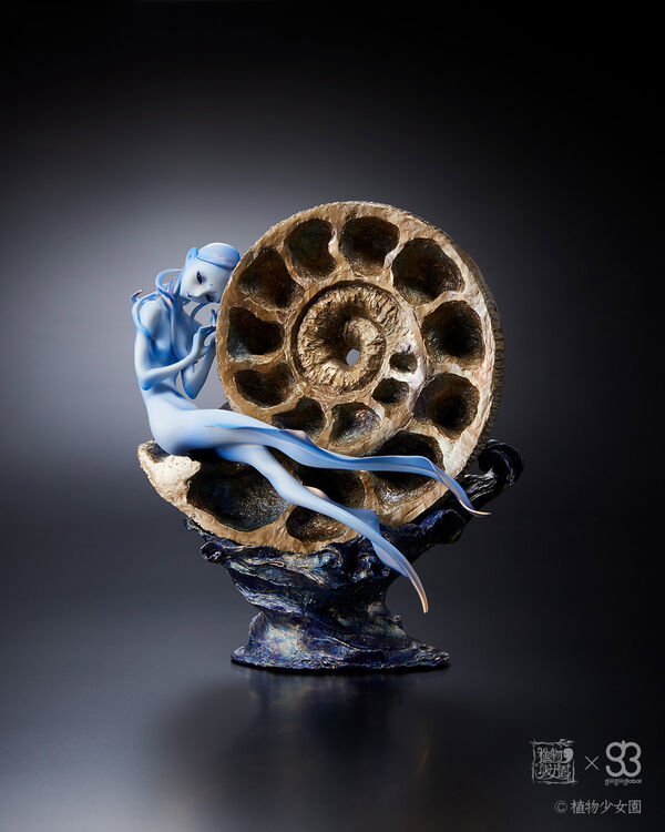 Outekkouka Shita Ammonite (Pyritized Ammonite) (Blue), Original, Gill Gill Global, Pre-Painted