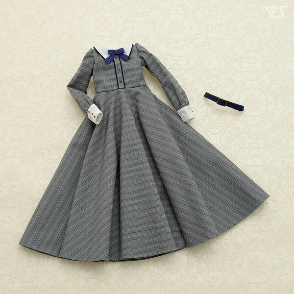 Plaid Dress Set (SS~M Bust) (Gray), Volks, Accessories, 1/3, 4518992447230