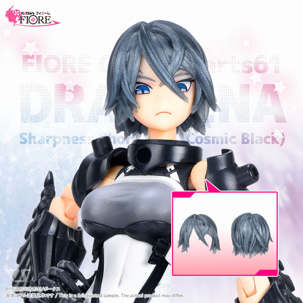 Dracaena Sharpness Short Hair Set (Cosmic Black), Volks, Accessories, 4518992231648