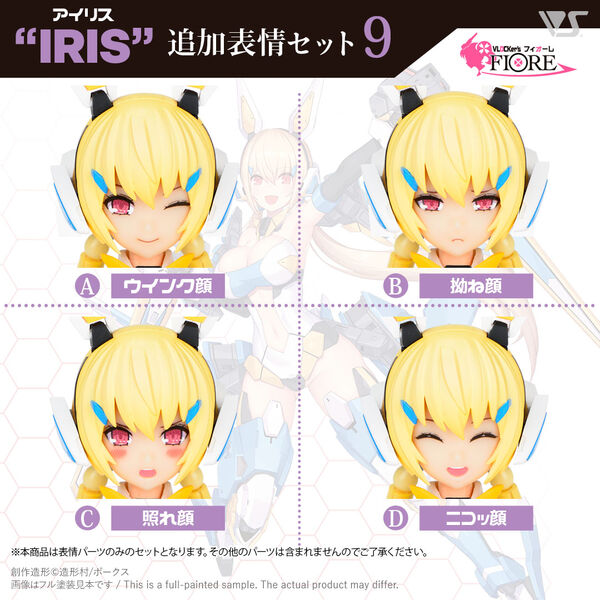 FIORE IRIS Additional Faces Set 9, Volks, Accessories, 4518992232393
