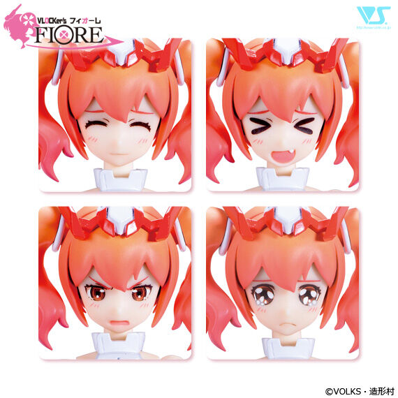 FIORE PRIMULA Additional Faces Set 4, Volks, Accessories, 4518992227825