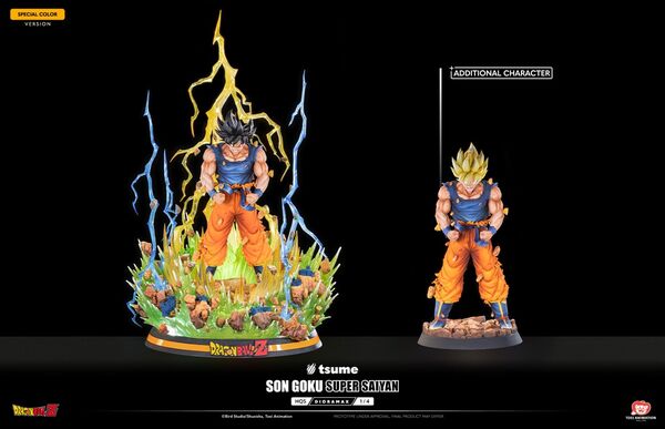 Son Goku SSJ (Special Color), Dragon Ball Z, Tsume, Pre-Painted, 1/4