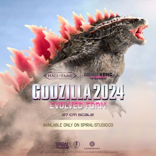 Gojira Evolved, Godzilla X Kong: The New Empire, Spiral Studio, Pre-Painted