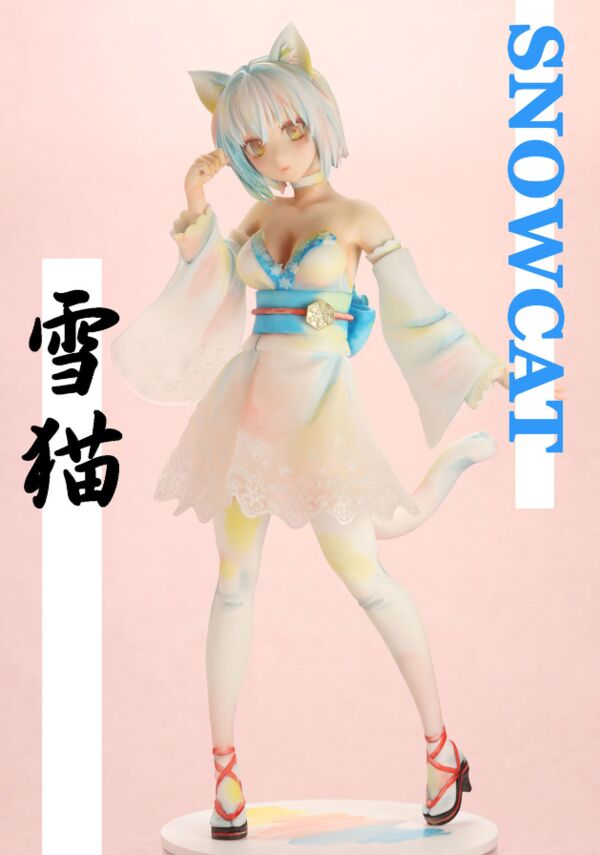 Yuki Neko-san, Original, Snow Cat, Garage Kit