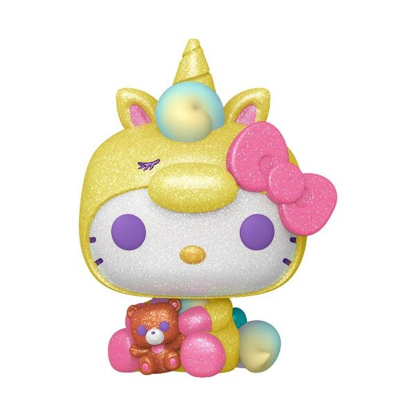 Hello Kitty (Unicorn Diamond Glitter), Hello Kitty And Friends, Sanrio Characters, Funko Toys, Pre-Painted