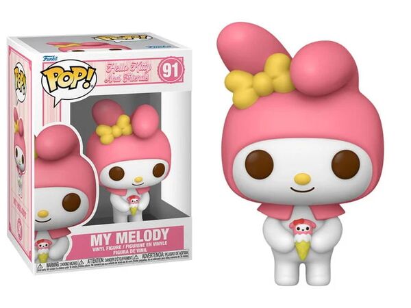 My Melody With Ice Cream, Hello Kitty And Friends, Sanrio Characters, Funko Toys, Pre-Painted