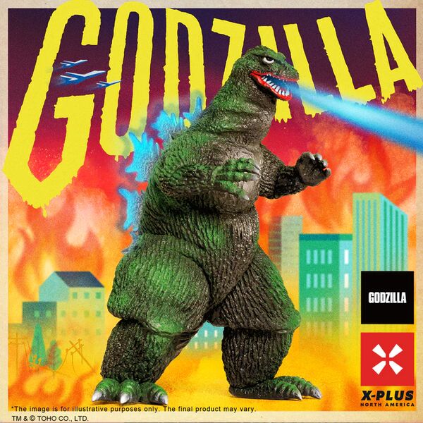 Gojira (Classic Color), King Kong Vs. Gojira, X-Plus, Pre-Painted