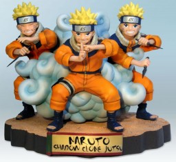 Uzumaki Naruto (Shadow clone jutsu), Naruto, Toynami, Pre-Painted