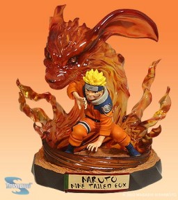 Kyuubi, Uzumaki Naruto (Nine Tailed Fox), Naruto, Toynami, Pre-Painted