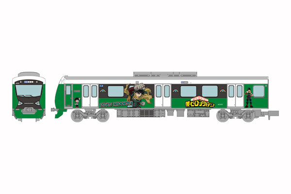 Midoriya Izuku (Shizuoka Railway A3000), Boku No Hero Academia, Tomytec, Pre-Painted, 1/150, 4543736321941