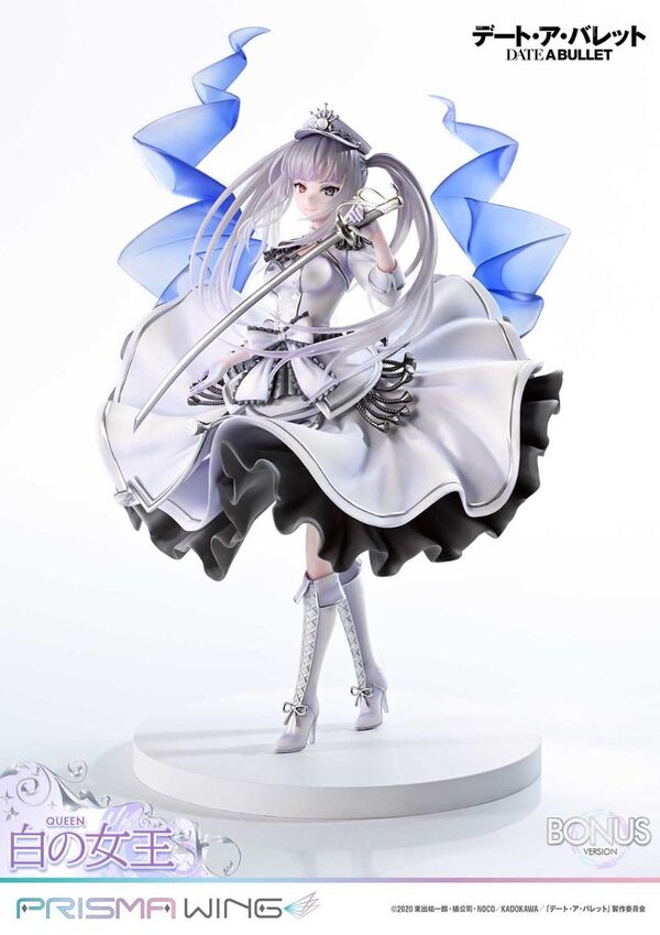 White Queen (Bonus), Date A Live Fragment: Date A Bullet, Prime 1 Studio, Pre-Painted, 1/7, 4580708049755