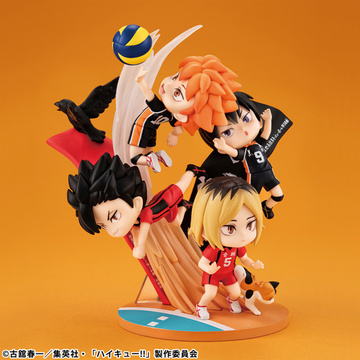 Hinata Shouyou, Kageyama Tobio, Kozume Kenma, Kuroo Tetsurou (Haikyuu!!), Haikyuu!!, MegaHouse, Pre-Painted