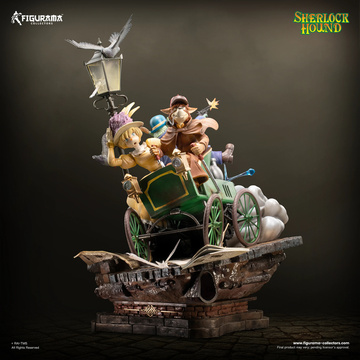 John Watson, Marie Hudson, Sherlock Hound (Sherlock, Watson and Mrs. Hudson), Meitantei Holmes, Figurama Collectors, Pre-Painted, 1/8