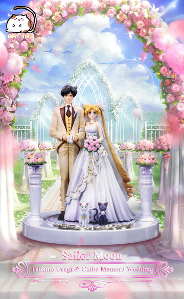 Artemis, Chiba Mamoru, Luna, Tsukino Usagi (Tsukino Usagi & Chiba Mamoru Wedding), Gekijouban Bishoujo Senshi Sailor Moon Cosmos, Individual Sculptor, Pre-Painted, 1/6