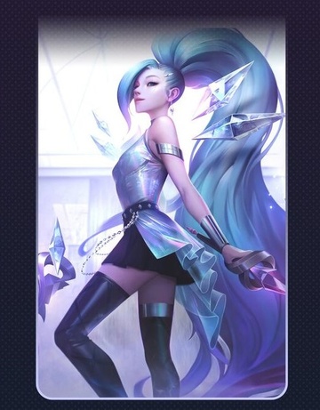 Seraphine (K/DA ALL OUT), League Of Legends, APEX-TOYS, Pre-Painted, 1/7