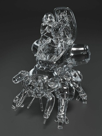 Fuchikoma, Kusanagi Motoko (MF-96 minimum factory Kusanagi Motoko on Fuchikoma Active Camouflage), Ghost In The Shell, Max Factory, Model Kit, 1/12