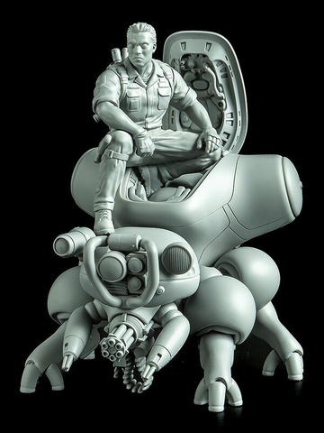 Batou, Fuchikoma (MF-95 minimum factory Batou on Fuchikoma), Ghost In The Shell, Max Factory, Model Kit, 1/12