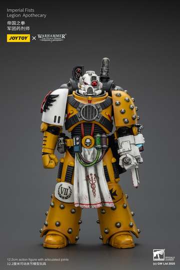 Imperial Fists Legion Apothecary, Warhammer: The Horus Heresy, Unknown, Action/Dolls, 1/18