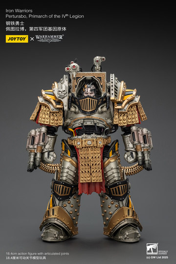 Perturabo (Iron Warriors, Primarch of the lVth Legion), Warhammer: The Horus Heresy, Unknown, Action/Dolls, 1/18