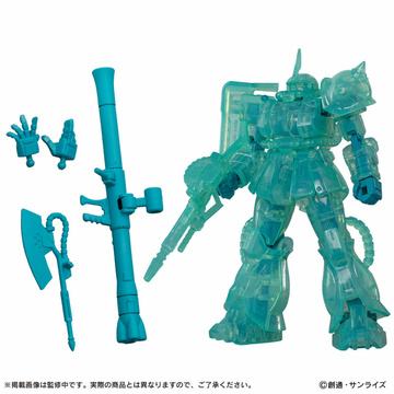 MS-06S Zaku II Commander Type (MS-06S Char's Custom Zaku II -Hatsune Miku color - Clear), Gundam, Bandai, Trading