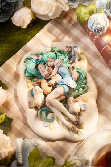 Hatsune Miku (Sleeping Rabbit), Miku, Vocaloid, Individual Sculptor, Garage Kit, 1/7