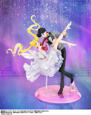 Chiba Mamoru, Tsukino Usagi (Figuarts Zero Chouette Usagi and Tuxedo Mask Moonlight Glow Edition), Bishoujo Senshi Sailor Moon: Crystal, Bandai Spirits, Pre-Painted
