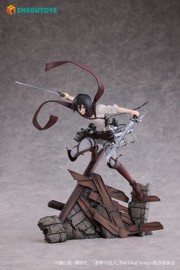 Mikasa Ackerman, Shingeki No Kyojin, ENSOUTOYS, Pre-Painted, 1/7