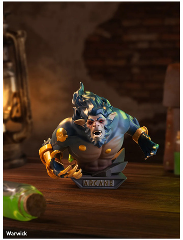 Warwick, Arcane: League Of Legends, Unknown, Trading, 1/10