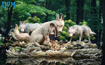 Moro, San (007 Princess Mononoke), Princess Mononoke, Individual Sculptor, Pre-Painted