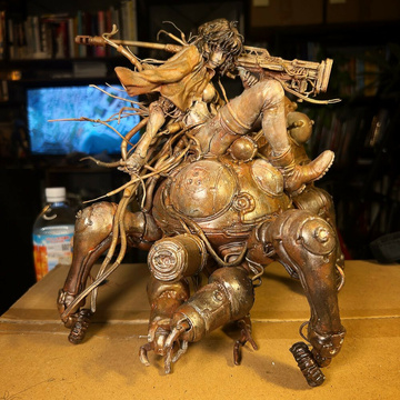 Kusanagi Motoko, Tachikoma (Kusanagi Motoko), Ghost In The Shell, Individual Sculptor, Garage Kit