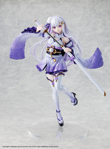 Emilia (Combat Outfit), Re: Zero Kara Hajimeru Isekai Seikatsu, Kadokawa, Pre-Painted, 1/7