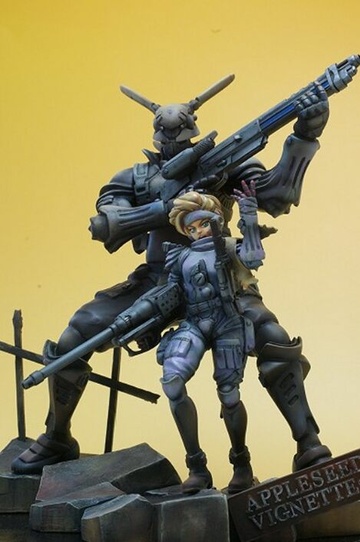 Briareos Hecatonchires, Deunan Knute (Briareos Hecatonchires - Deunan Knute 2), Appleseed, Individual Sculptor, Garage Kit
