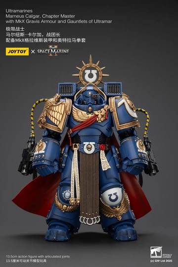 Marneus Calgar (Ultramarines, Chapter Master with MKX Gravis Armour and Gauntlets of Ultramar), Warhammer 40000 SpaceMarine II, Unknown, Action/Dolls, 1/18