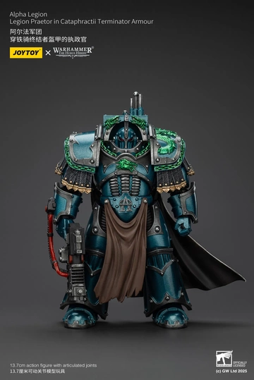 Alpha Legion Praetor (Alpha Legion Legion Praetor in Cataphractii Terminator Armour), Warhammer: The Horus Heresy, Unknown, Action/Dolls, 1/18