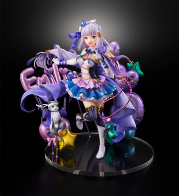 Emilia, Puck (Emilia Idol), Re: Zero Kara Hajimeru Isekai Seikatsu, EStream, Pre-Painted, 1/7