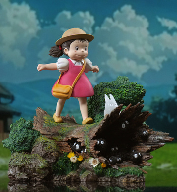 Makkuro Kurosuke, Mei Kusakabe, Totoro Chibi (Wood Stake Kusakabe Mei), My Neighbor Totoro, Individual Sculptor, Pre-Painted