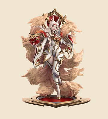 Ahri (Immortalized Legend), League Of Legends, Riot Games, Pre-Painted, 1/6