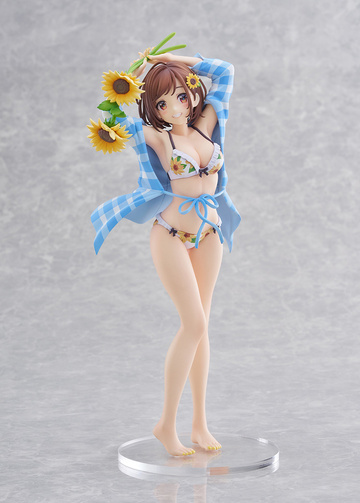 Sunflower Girl, Art Of Morikura En, PLUM, Pre-Painted, 1/7