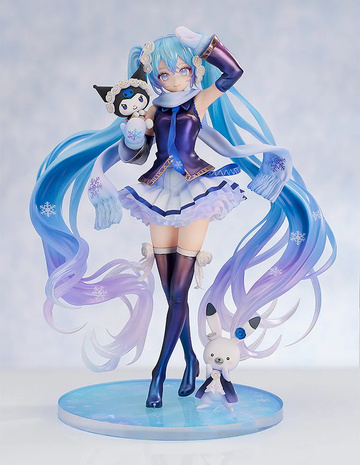 Hatsune Miku, Kuromi, Rabbit Yukine (Snow Miku x Kuromi), Miku, Vocaloid, Good Smile Company, Pre-Painted, 1/7