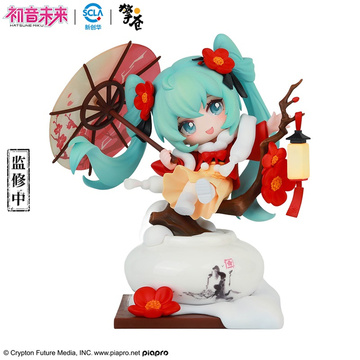 Hatsune Miku (Hatsune Miku Snow Reflected Red Plum Q), Miku, Vocaloid, Unknown, Pre-Painted