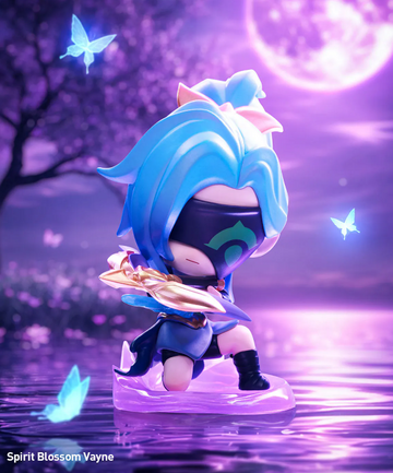 Vayne (POP MART Chibi Series Figures Spirit Blossom), League Of Legends, Unknown, Trading