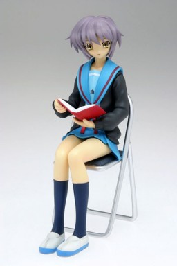 Nagato Yuki (Sitting), Suzumiya Haruhi No Yuuutsu, Wave, Pre-Painted, 1/10