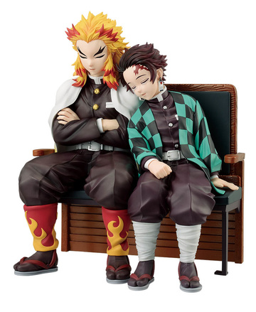 Kamado Tanjirou, Rengoku Kyoujurou (Revible Moment Kamado Tanjirou & Rengoku Kyoujurou Last One), Kimetsu No Yaiba: Mugen Ressha-hen, Bandai Spirits, Pre-Painted