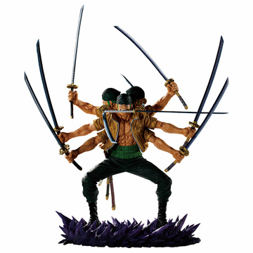 Roronoa Zoro (Soul Gorgeous Statue Roronoa Zoro), One Piece, Bandai Spirits, Pre-Painted