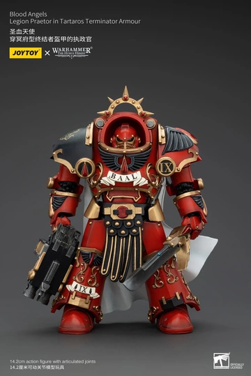 Blood Angels Legion Praetor (Blood Angels Legion Praetor in Tartaros Terminator Armour), Warhammer: The Horus Heresy, Unknown, Action/Dolls, 1/18