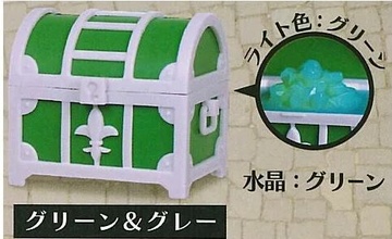 Dungeon treasure chest mascot [257992] (Green & Gray), Unknown, Trading